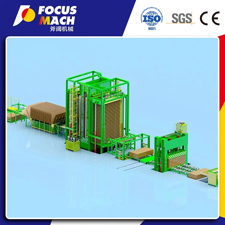 LVL 핫프레스 머신